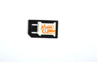 Adaptador nano negro micro de SIM para el ABS normal del plástico del teléfono móvil