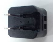 Adaptador de viaje universal del enchufe plegable de los E.E.U.U., cargador dual del poder del USB 15W