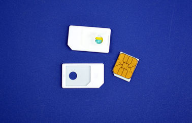 adaptador micro SIM regular 3FF de la tarjeta del ABS plástico SIM del iPhone 4S a 2FF