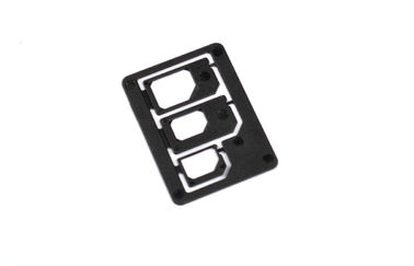 ABS SIM nano plástico y adaptador micro de la tarjeta de SIM, 3 en 1 adaptador de SIM
