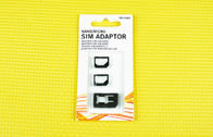 Adaptador micro plástico del ABS 3FF SIM para IPhone 4 o IPhone 5