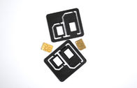 Plástico 2 en los adaptadores duales nanos de 1 tarjeta de SIM, ABS plástico 3,9 los x 3.4cm