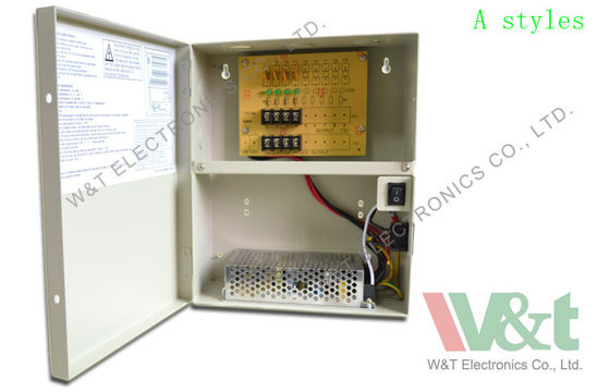 Abrigue la caja linear 24V 96W de la fuente de alimentación del CCTV de la cámara/DVR con el canal 4
