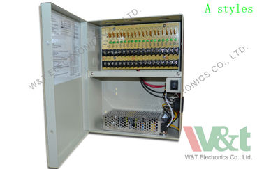 Impermeabilice 18 la fuente de alimentación del modo de la transferencia del CCTV del canal 30A 12V 100V - 240VAC