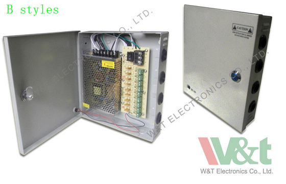Caja de la fuente de alimentación de la cámara CCTV de 9 canales