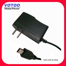 adaptador del soporte de la pared de 10W 5V 2A con el enchufe mini/micro de DC, fuente de alimentación del CCTV