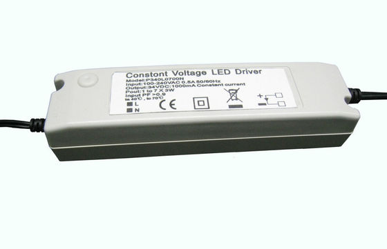Mini conductor constante 24V 0.8A del voltaje LED de la CA DC con la restauración automática