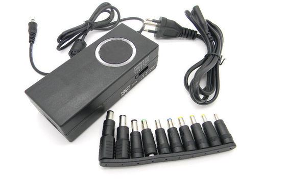 adaptador universal del ordenador portátil del LCD del azul delgado auto 90W