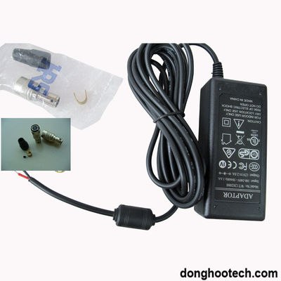 Adaptador negro/gris 12V DC 6pin Hr10A-7p-6s (73) de la fuente de alimentación de la cámara de la transferencia
