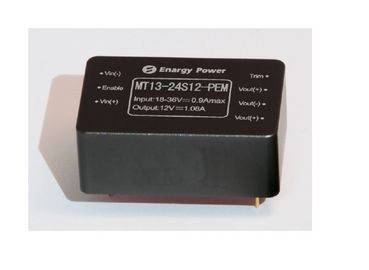 Las fuentes de alimentación de encargo para el convertidor militar de DC-DC hicieron salir 12V MT13-24S12-PEM