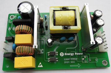 Entrada 90 ~ salida médica 24V DC/2.5A SC60G-220S24 del convertidor de la fuente de alimentación de la CA 264V