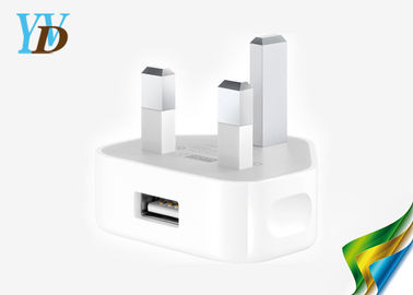 Enchufe BRITÁNICO portátil del estándar USB de los accesorios 5V 1A de Smartphone del adaptador de la alimentación por USB del viaje