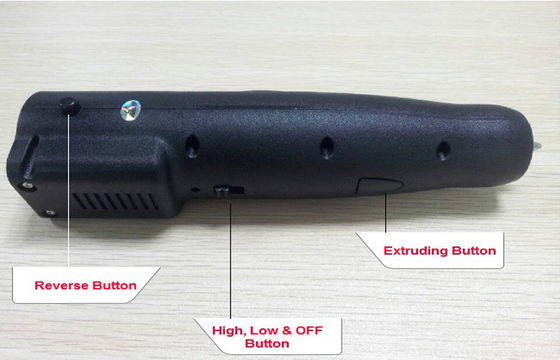 Pluma negra con Ecification, adaptador de la impresión 3D para el filamento del ABS 60g