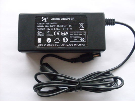 Adaptador de corriente alterna de escritorio de DC 6V 2A 18W para la fuente de alimentación del LCD Moniter