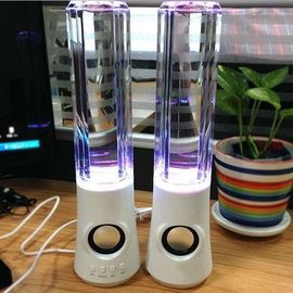 altavoz inalámbrico cilíndrico del agua de la danza de la alimentación por USB de escritorio impermeable del altavoz