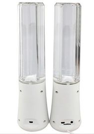 altavoz inalámbrico cilíndrico del agua de la danza de la alimentación por USB de escritorio impermeable del altavoz