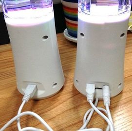altavoz inalámbrico cilíndrico del agua de la danza de la alimentación por USB de escritorio impermeable del altavoz