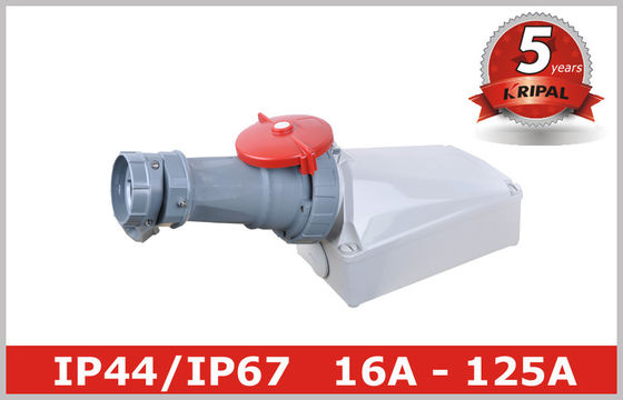 Blanco adaptador eléctrico industrial 380V - 4150V de 3 mercados de la fase