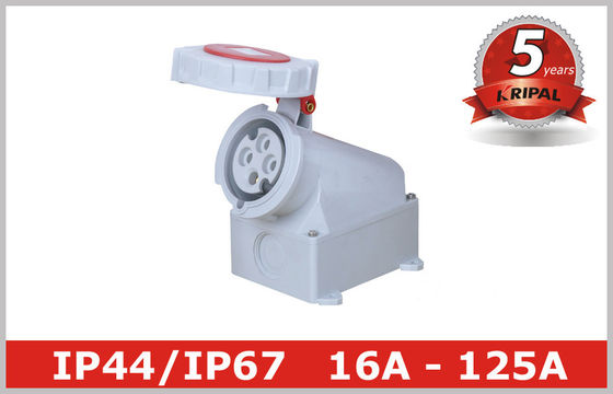 Blanco adaptador eléctrico industrial 380V - 4150V de 3 mercados de la fase