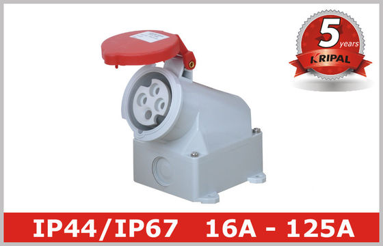 Blanco adaptador eléctrico industrial 380V - 4150V de 3 mercados de la fase