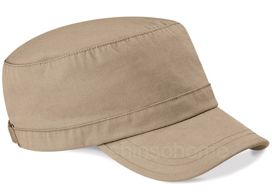 Azul en blanco del casquillo del ejército del algodón con la hebilla del metal, sombrero del ejército de los hombres 22 pulgadas