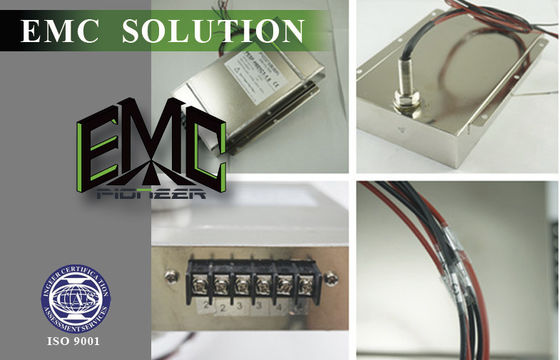 Filtro blindado EMC del recinto, filtros de línea eléctrica del alto rendimiento