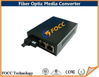el WDM BIDI del 10/100M escoge conector los 20km del SC del convertidor de Ethernet rápida de la fibra el medios