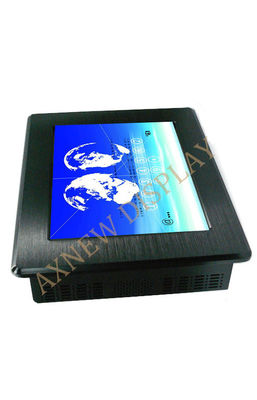 Alto montaje en la pared 15" de la definición bisel delantero industrial del monitor LCD IP65 del tacto del IR