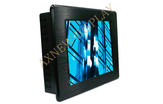 Alto montaje en la pared 15" de la definición bisel delantero industrial del monitor LCD IP65 del tacto del IR