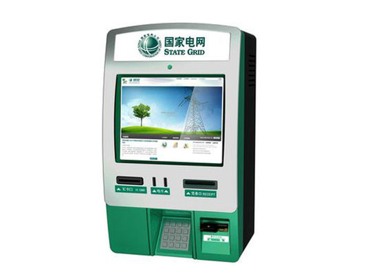 Electricidad, agua, Gas Bill pago de pared kiosco / kioskos para monedas Hopper