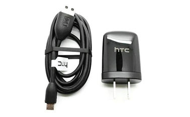 Convertidor del adaptador del cargador de viaje USB del OEM 5V 2A para el teléfono celular de HTC, color negro