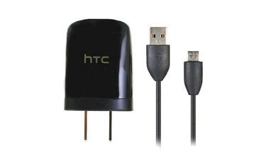 Convertidor del adaptador del cargador de viaje USB del OEM 5V 2A para el teléfono celular de HTC, color negro