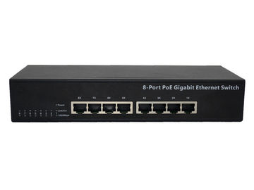 Interruptor de escritorio IEEE 802.3x 10/100/el 1000M del PoE del puerto de 8 puertos RJ45